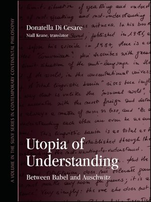 cover image of Utopia of Understanding